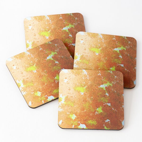 Artikelvorschau, Scherenschnitt abstraktes Muster gelb pink orange  entworfen und verkauft von G-M-Designs.