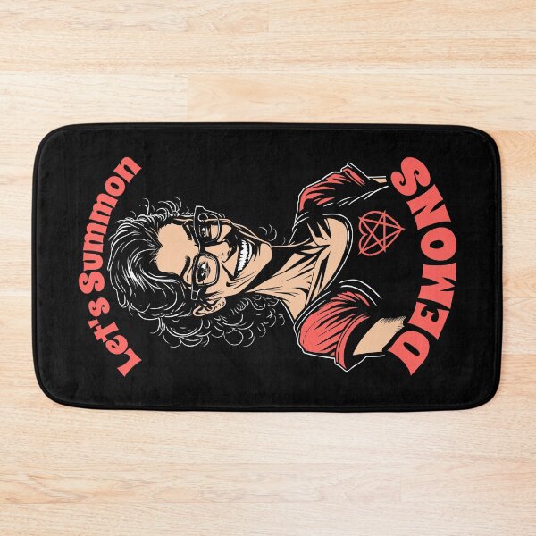 Item preview, Let's Summon Demons Funny Retro Occult Nerd Girl Halloween designed and sold by GrandeDuc.