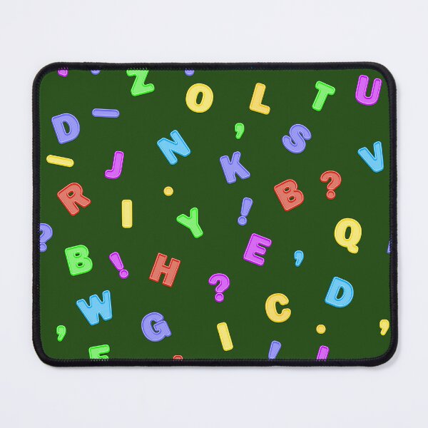 Item preview, Cartoon multicolored letters of the english alphabet  designed and sold by ReflectedCrafts.