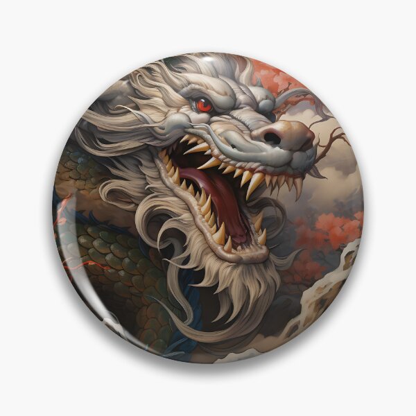 Item preview, Image of a Chinese dragon in classic oil painting style designed and sold by Pflugart.