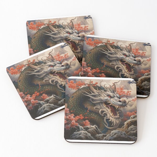 Item preview, Image of a Chinese dragon in classic oil painting style designed and sold by Pflugart.