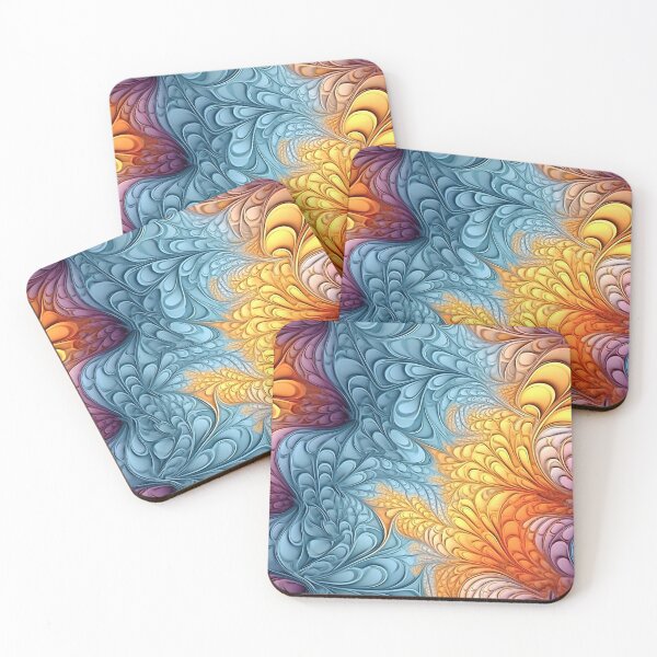 Item preview, Orange Purple Blue Fractal Pattern designed and sold by Sturdust.