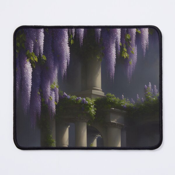 Item preview, Regencycore Flowers Wisteria Vine Regency Era - AI Art - 1 of 4 designed and sold by Beachy.