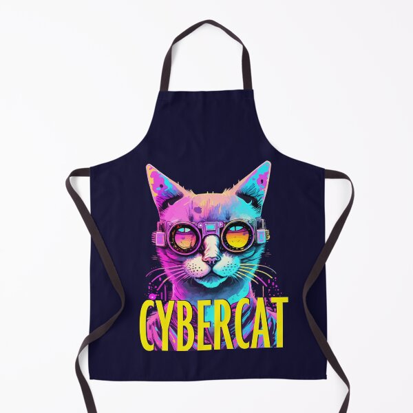 Item preview, Neon Whiskers: Cyberpunk Cat designed and sold by Niktarka.