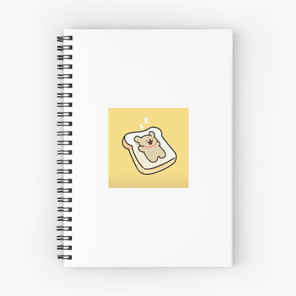 Item preview, Sleeping Brown Line Dog on Bread designed and sold by HoneyJars.