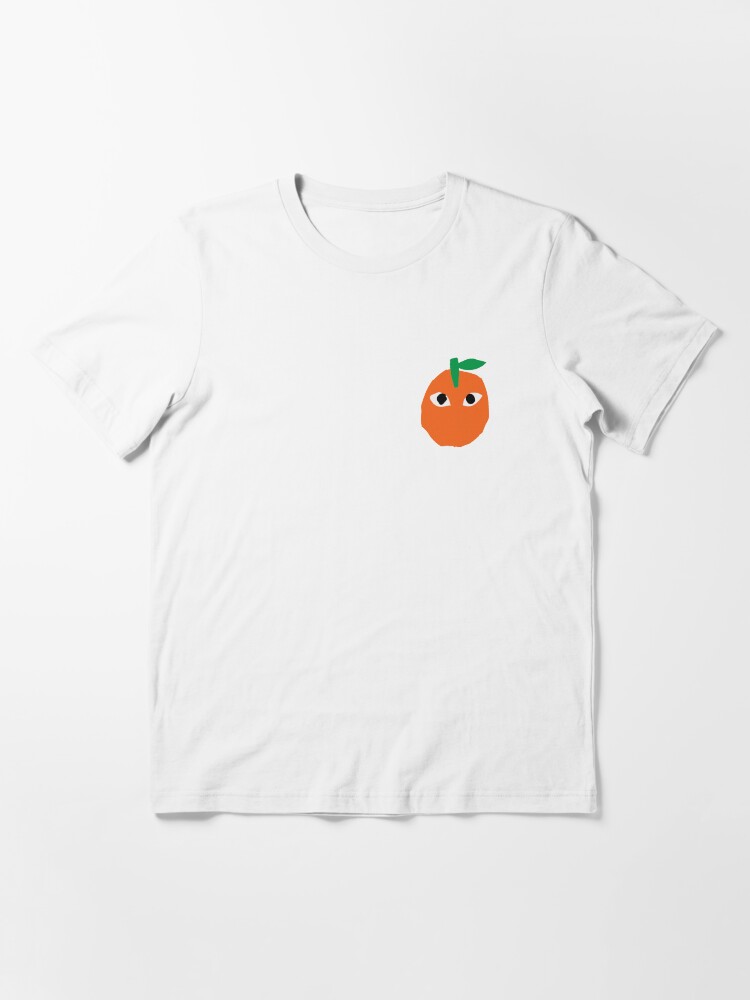 orange cdg shirt