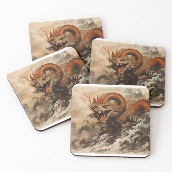 Item preview, Image of a Chinese dragon in classic oil painting style designed and sold by Pflugart.