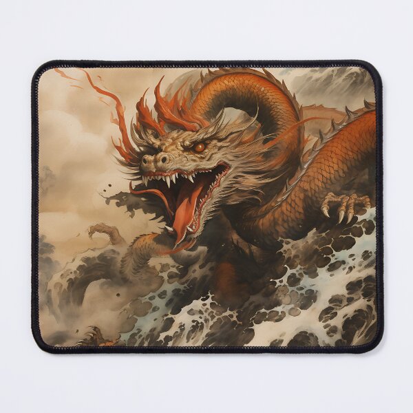 Item preview, Image of a Chinese dragon in classic oil painting style designed and sold by Pflugart.
