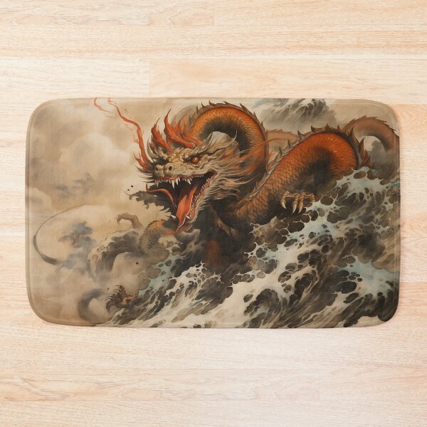 Item preview, Image of a Chinese dragon in classic oil painting style designed and sold by Pflugart.