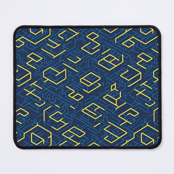 Item preview, cyberpunk isometric pattern designed and sold by Mike Kiev art.