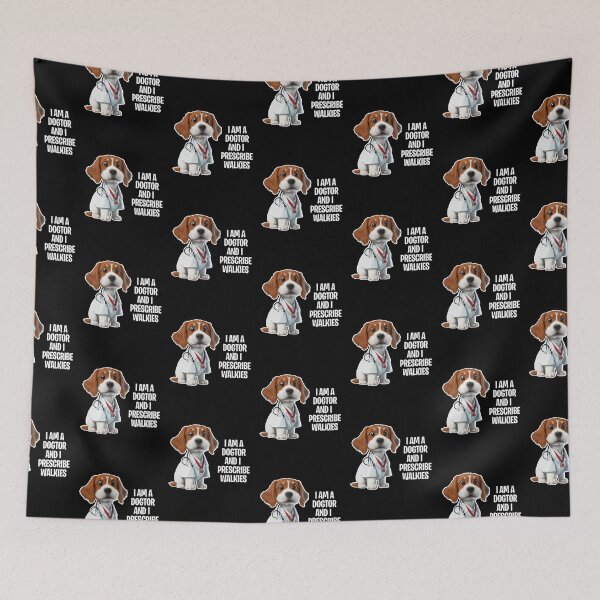 Item preview, Doctor dog dogtor walkies puppy walking funny pup medical designed and sold by w1ckerman.