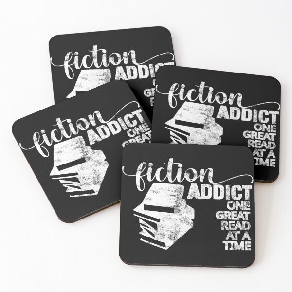 Item preview, Fiction Addict designed and sold by askthebookbug.