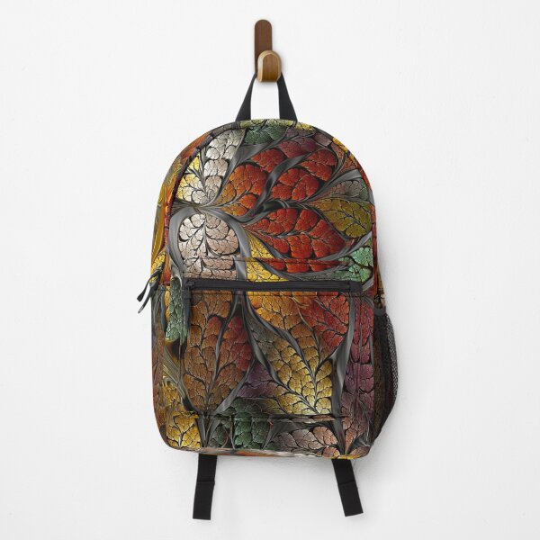 Item preview, Psychedelic Abstract Multicolored Leaves Fractal Pattern designed and sold by Sturdust.