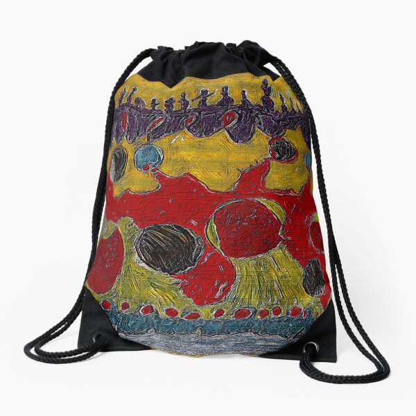 The Crowds Drawstring Bag