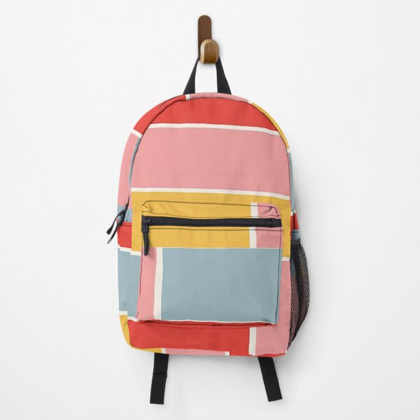 Vintage Color Block Fish Backpack by studioxtine