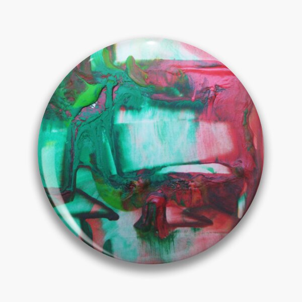 Item preview, Abstract pattern glass blocks ice cubes turquoise red pink black designed and sold by G-M-Designs.