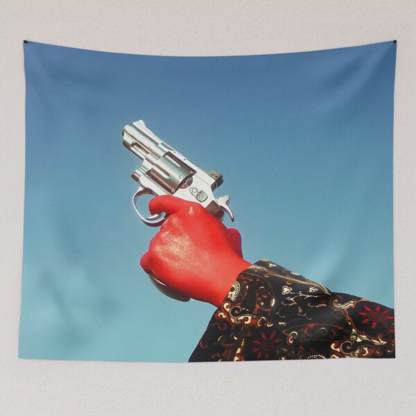 Item preview, paris texas - Red Hand Akimbo designed and sold by JulieHeilm.