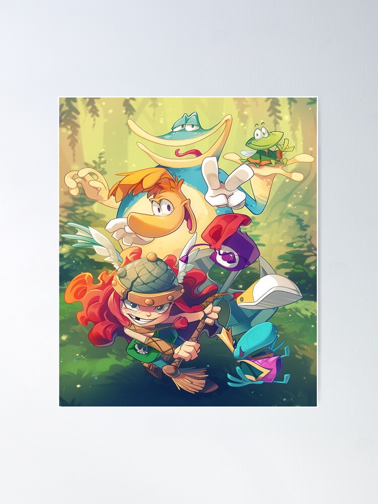 Vintage Rayman And Globox Poster for Sale by HayleyKihn2034