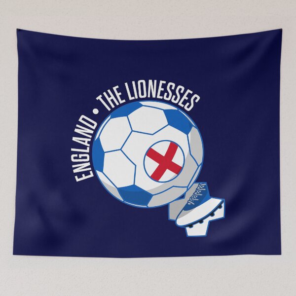 Item preview, The Lionesses - England - English Flag Soccer / Football Fan designed and sold by ClickForMore.