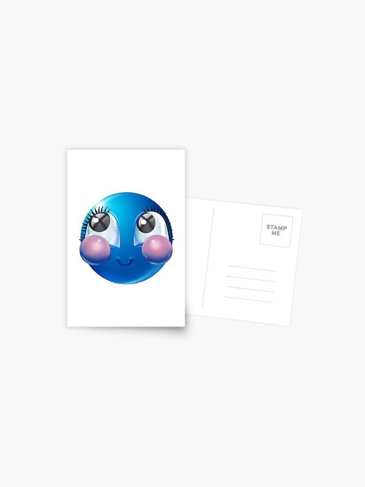 blue roblox emoji Magnet for Sale by goon-street