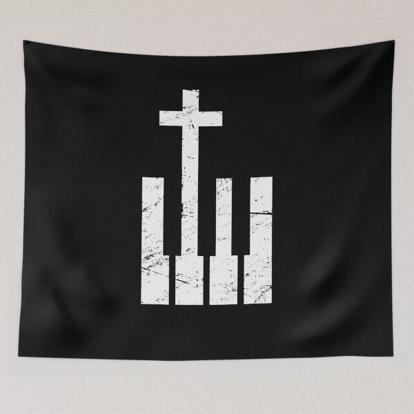 Item preview, Christian Cross And Piano Keys designed and sold by Jam Jar.