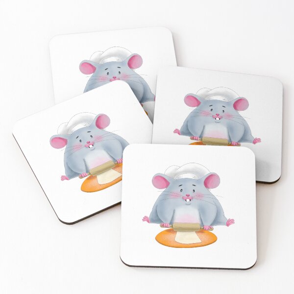 Item preview, Hamster chef rolling dough designed and sold by Thipphawan88.