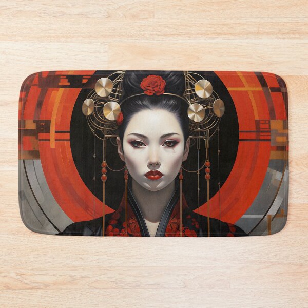 Item preview, Oil painting style image of a Japanese geisha designed and sold by Pflugart.