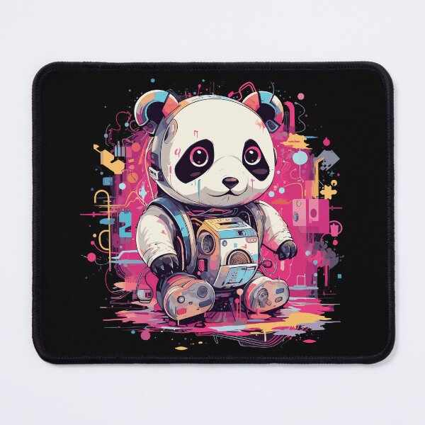 Item preview, Cybernetic Panda Explorer: Colorful Astronaut Adventure designed and sold by Zen-Marc.