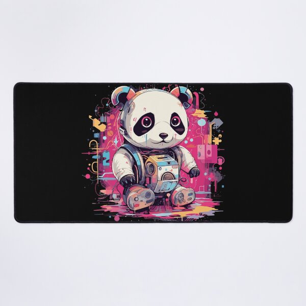 Item preview, Cybernetic Panda Explorer: Colorful Astronaut Adventure designed and sold by Zen-Marc.