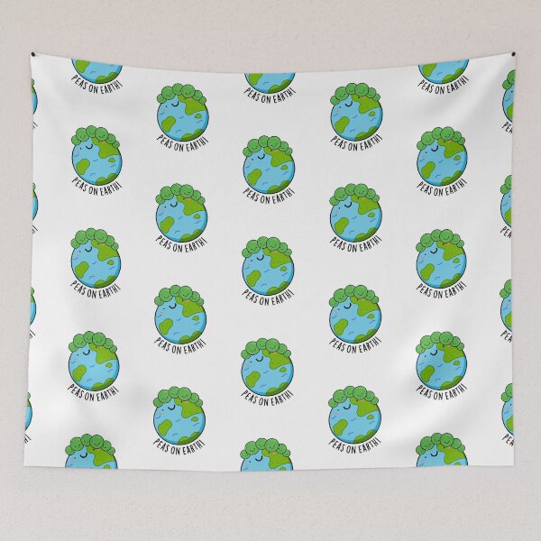 Item preview, Peas On Earth Funny Peace Puns  designed and sold by punnybone.