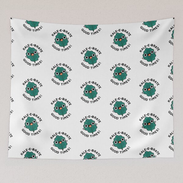Item preview, Kale-e-brate Good Times Funny Kale Puns  designed and sold by punnybone.