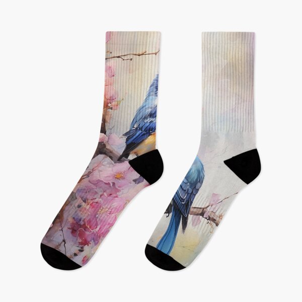 Item preview, River cascades and birds 6 designed and sold by Red Witch Art.
