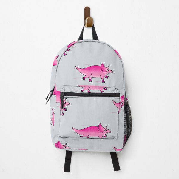 Item preview, Pink Rollerskating Triceratops designed and sold by schaeffertia.