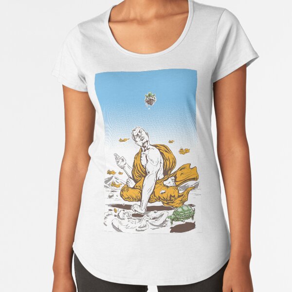 The Enlightened Monk Premium Scoop T-Shirt