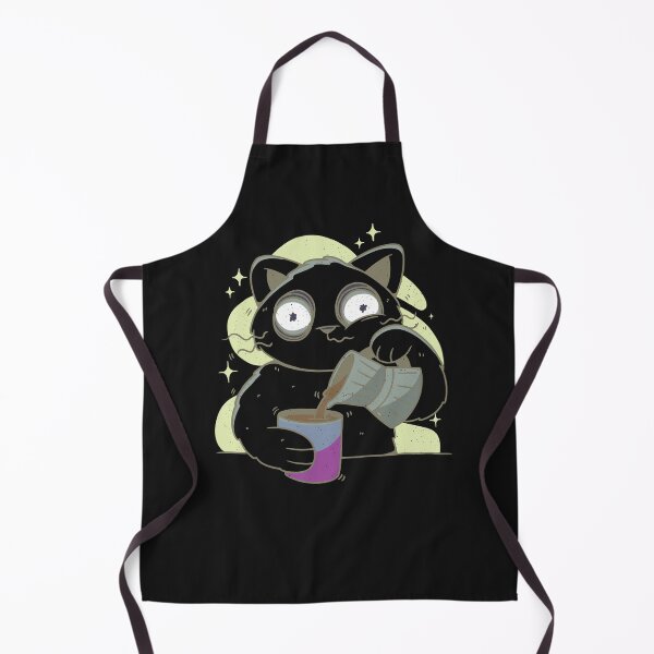 Item preview, Morning grouch cat with coffee addiction designed and sold by ChrisFeil.