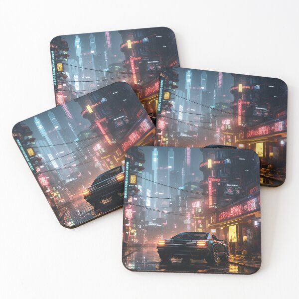 Artikelvorschau, Cyberpunk Auto City – Science-Fiction-Kunstwerk entworfen und verkauft von DW3WD.