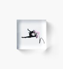 Rhythmic Gymnast Silhouette Acrylic Block