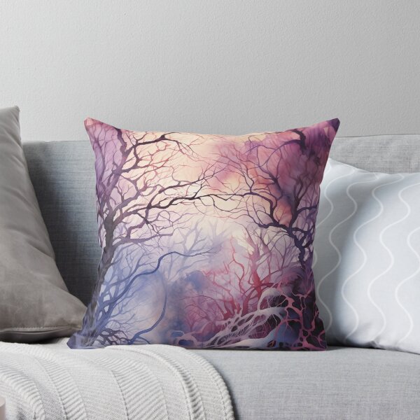Item preview, Creepy trees watercolor 7 designed and sold by Red Witch Art.