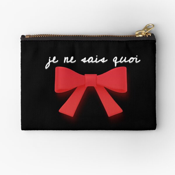 Aperçu de l'œuvre Paris citation je ne sais quoi édition ruban (sur fond noir) créée et vendue par LFluffyCreature.