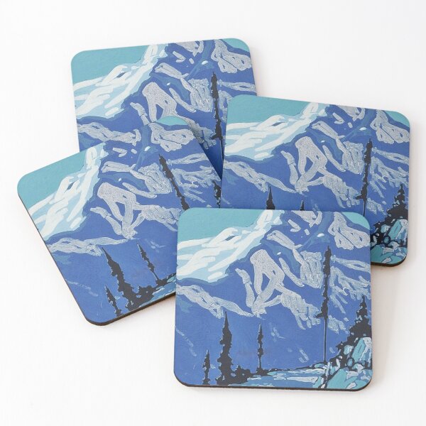 Item preview, Night Above Lake Louise, Franz Hans Johnston designed and sold by TheRedVineyard.