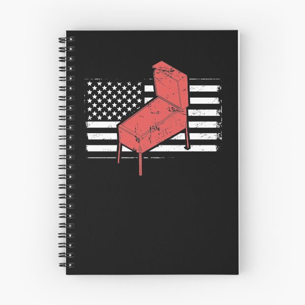 Item preview, Bandera americana y Arcade Pinball Machine designed and sold by Jam Jar.