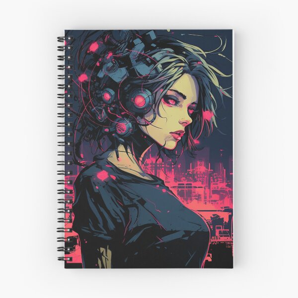 Item preview, Cyberpunk Girl - Sci-Fi Artwork designed and sold by DW3WD.