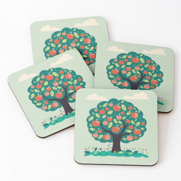 Item preview, Apple Tree with Green Leaves  designed and sold by BeeLovesPrints.