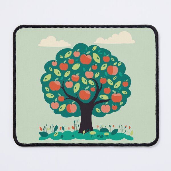 Item preview, Apple Tree with Green Leaves  designed and sold by BeeLovesPrints.