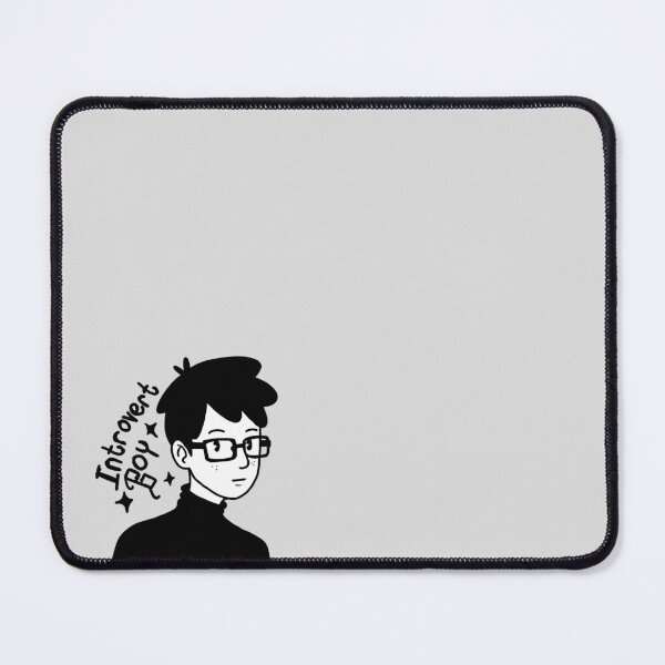 Item preview, The Introvert Glasses Boy designed and sold by Nyam-NyamMerch.