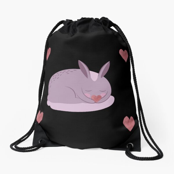 Aperçu de l'œuvre Paris citation je ne sais quoi lapin édition 002 (sur fond noir) créée et vendue par LFluffyCreature.