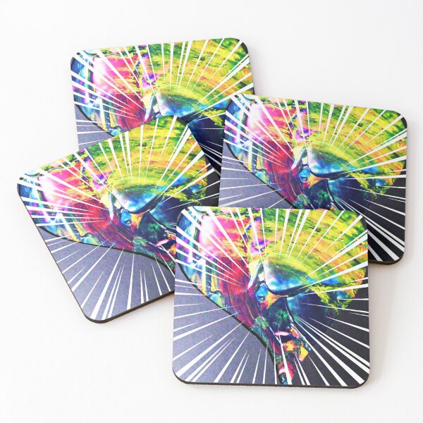 Item preview, Abstract pattern heart wreath colorful black white designed and sold by G-M-Designs.