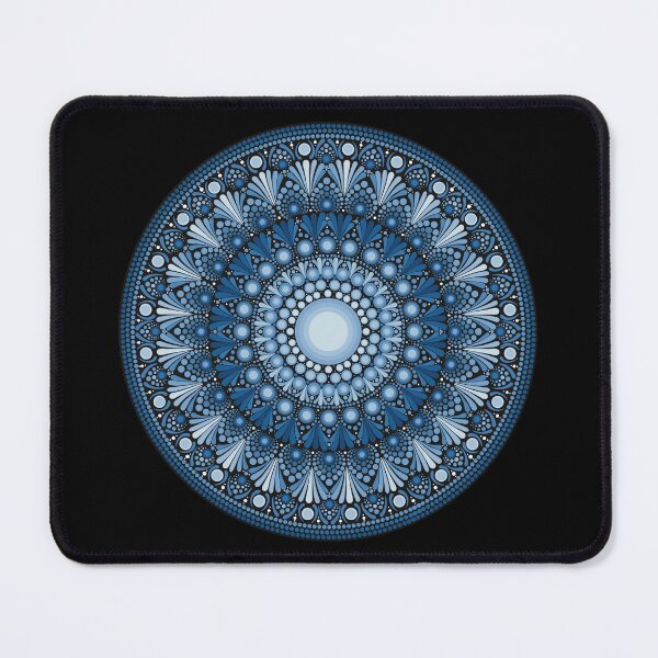 Item preview, Blue dot mandala designed and sold by Aakanksha97.