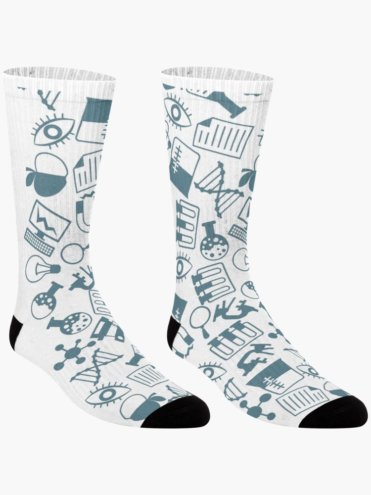 Thumbnail 3 of 5, Socks, Science Pattern Design! designed and sold by DizzyShirts1.