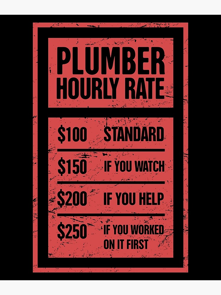 plumber hourly rate